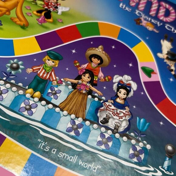 Candy Land Disney Theme Park Edition Board Game Belle Mickey Peter Pan Complete - Picture 12 of 15